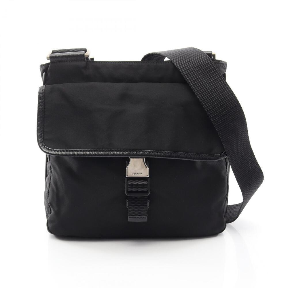 Prada Galleria Saffiano Leather Shoulder Bag Black